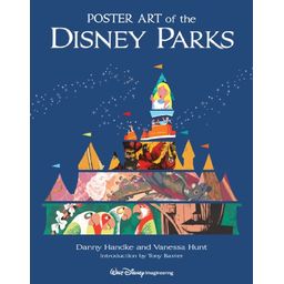 Première de couverture du livre Poster art of the Disney Parks